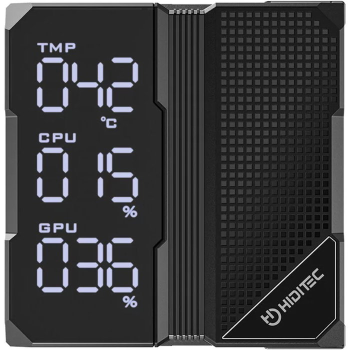 Hiditec DC40 PRO Disipador de CPU con Pantalla Digital RGB y 2 Ventiladores 120mm Hiditec DC40 PRO Disipador de CPU con Pantalla Digital RGB y 2 Ventiladores 120mm